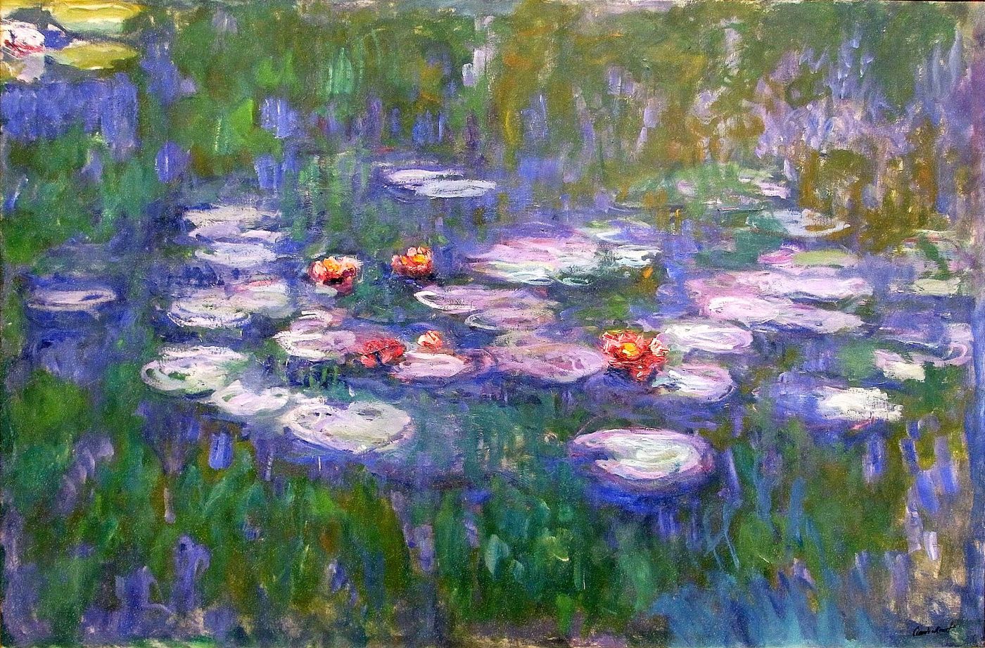 Claude Monet, Water Lilies, c. 1919